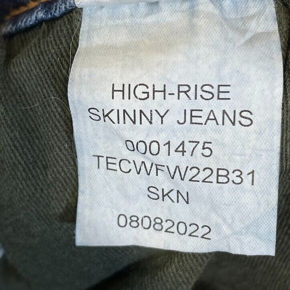 Tecovas‎ Jeans Skinny Womens Size 31 High Rise Boho Western Countries Denim - Picture 10 of 11